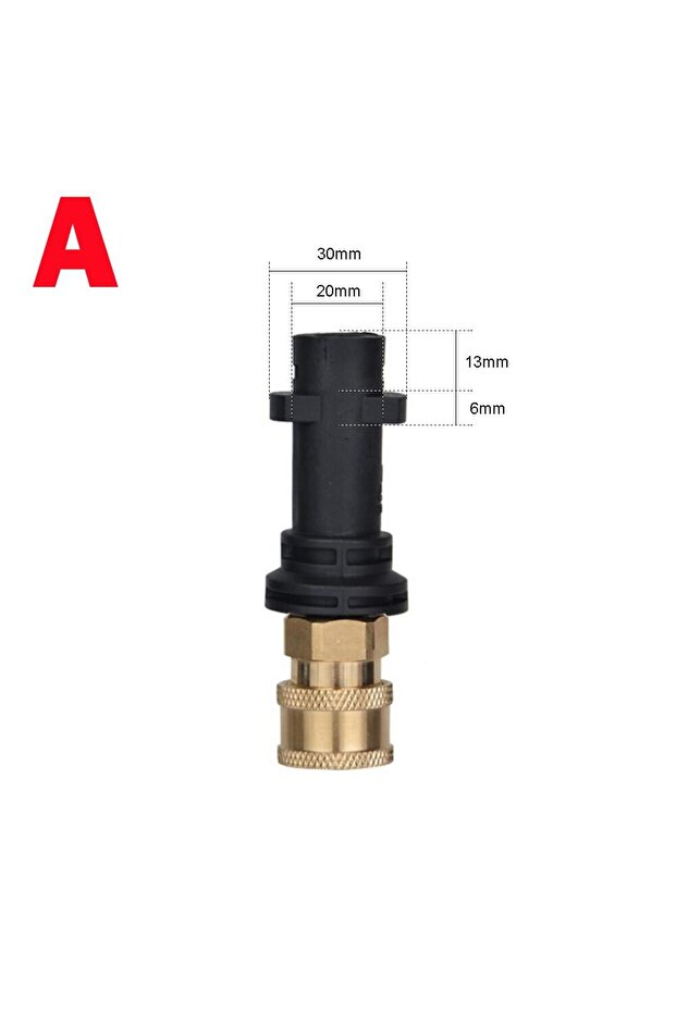 A Pressure Washer Adaptor To 1/4" Quick Release Connector Nozzle For Karcher Bosch AR Blue LAVOR In.