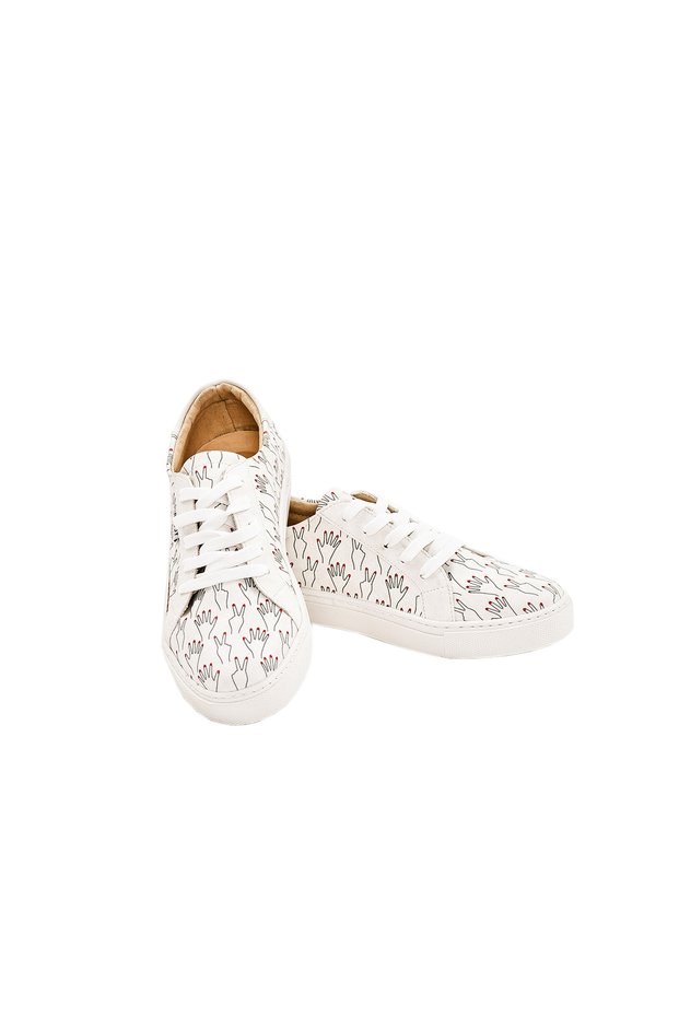 Colorful Printed Women's Sneakers