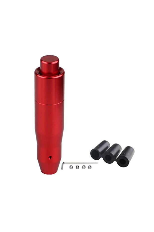 red Upgrade Your Car with Gearshift Knob With Push Button Automatic Modified Gearshift Knob Metal Ge - 1
