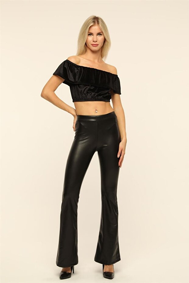 İspanyol Paça Pantolon - 1