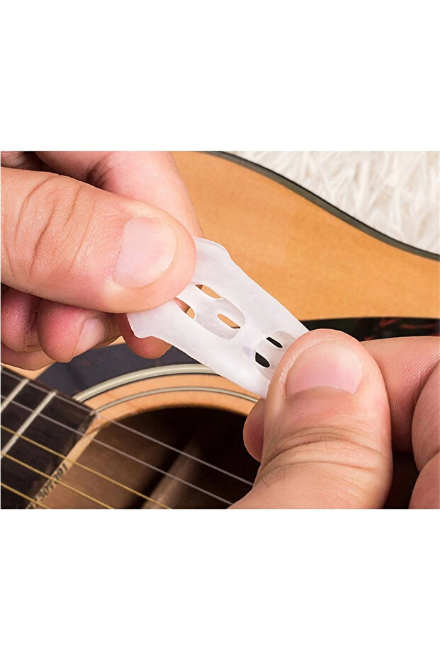 5 件套手指套防滑手外套缓解演奏疼痛手套适用于尤克里里电声吉他... - 3