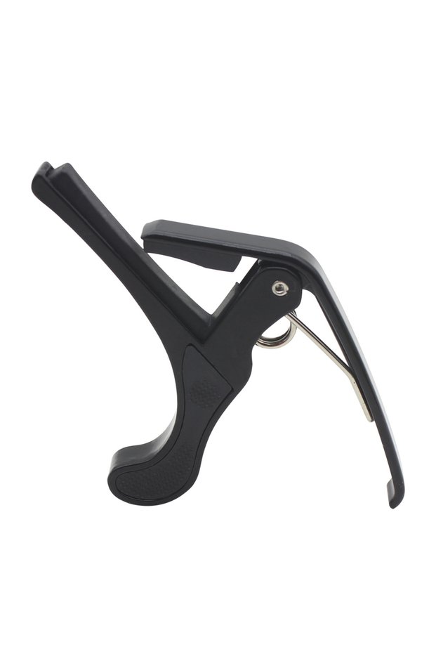 black Universal Guitar Capo Guitarra Tuning Clamp Key Zinc Alloy Metal Capo For Acoustic Classic Ele