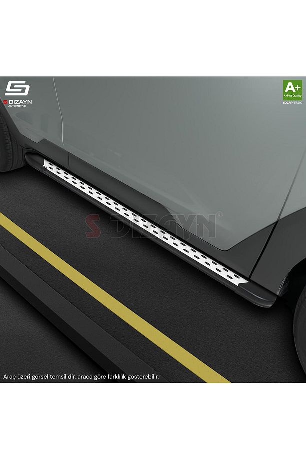 S-dizayn Vw Caddy 4 Trimline Gri Yan Basamak 197 Cm 2020 Üzeri A Kalite Vw-cd4-ybs-tr-gr-197 - 6