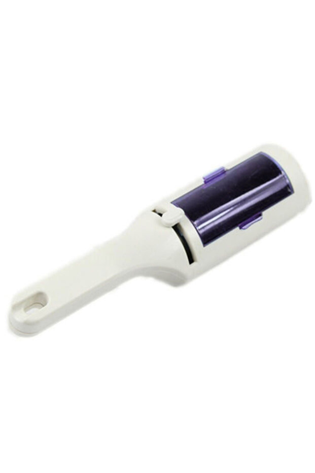WHITE Electrostatic Static Clothing Dust Pets Hair Cleaner Remover Brush Suction Sweeper for Home Of