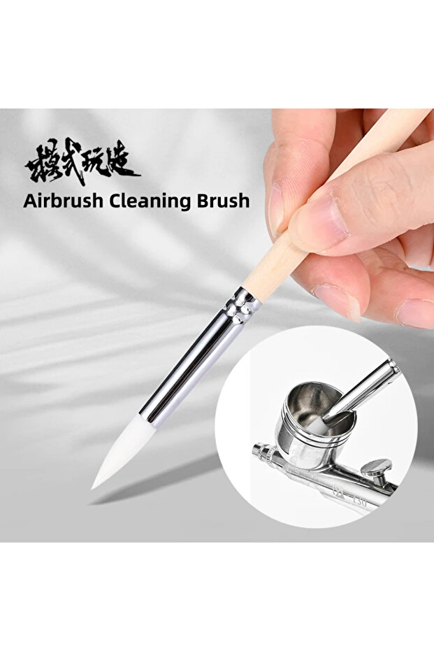 Hobby Model Building DIY Accessories Tool Airbrush Cleaning Brush Quick Clean corrosion resistance