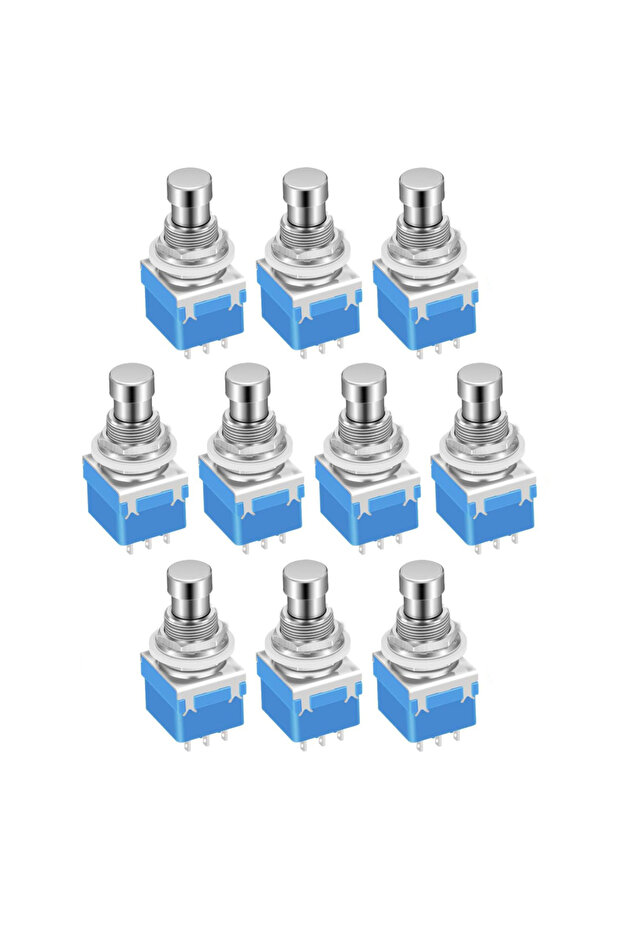 PBS-24-302-10PCS DaierTek 10 قطع دواسة تأثير الجيتار 3PDT مفتاح دواسة 9 دبابيس قفل زر دفع دواسة