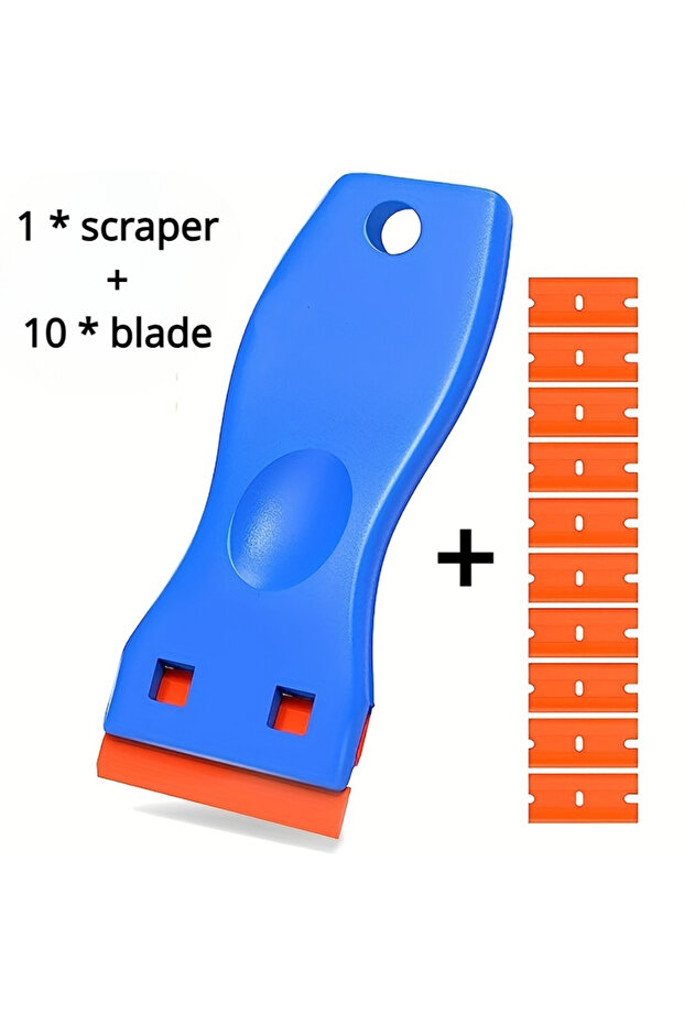 مجموعة واحدة من أدوات إزالة ملصقات السيارات البلاستيكية الصغيرة متعددة الأغراض، أداة تطبيق طلاء السيارات المنزلية