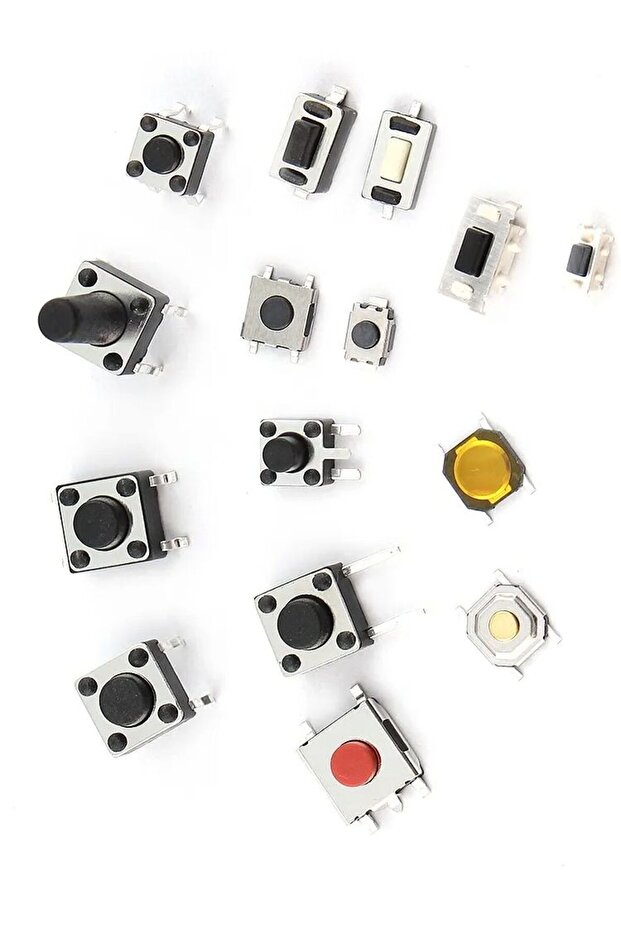 مجموعة مكونة من 125 قطعة من مفاتيح الضغط الصغيرة المتنوعة - 25 نوعًا، بما في ذلك مفاتيح إعادة الضبط ومفاتيح الأوراق الصغيرة... - 7