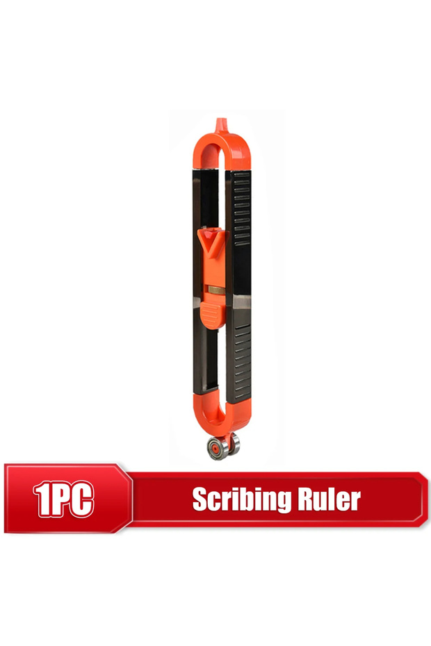 Orange New Profile Scribing Ruler Contour Gauge with Lock Adjustable Locking Precise Woodworking Mea - 1