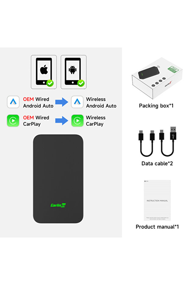 ضمان حقيقي CarlinKit 2air Carlinkit 5 2air Mini Ultra Wireless CarPlay Android Auto Wireless