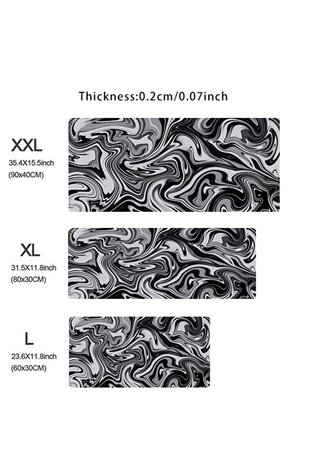 90x40 cm Topographic Map Topographic Map Seamless Mousepad Custom Home Computer Keyboard Pad Desk Ma - 1