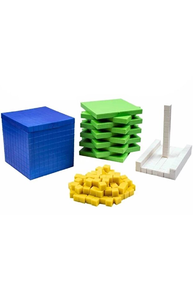 1-5 Grade Mathematics Lecture Material Ten Base Blocks - 1 Box - 1