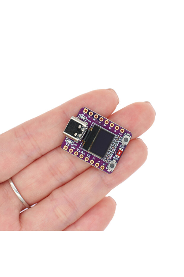 لوحة تطوير ESP32-C3 OLED مع وحدة OLED مقاس 0.42 بوصة هوائي سيراميكي لوحة تطوير ESP32 Supermini... - 4