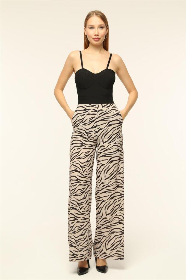 Zebra Çizgili Tulum - 3