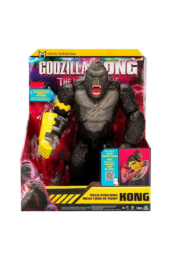 Godzilla VS Kong: Dev 35 cm Işıklı ve Mega Yumruk Özellikli Kong Figürü - 1