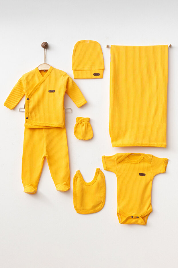 Baby 7-piece basic newborn hospital outfit set yk78683