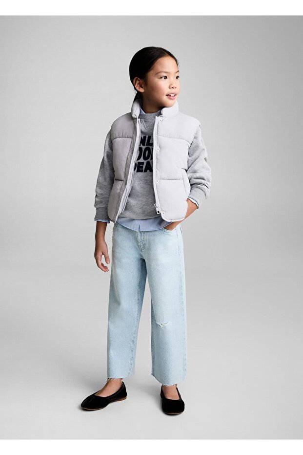 Düğmeli Kapitone Yelek - 2