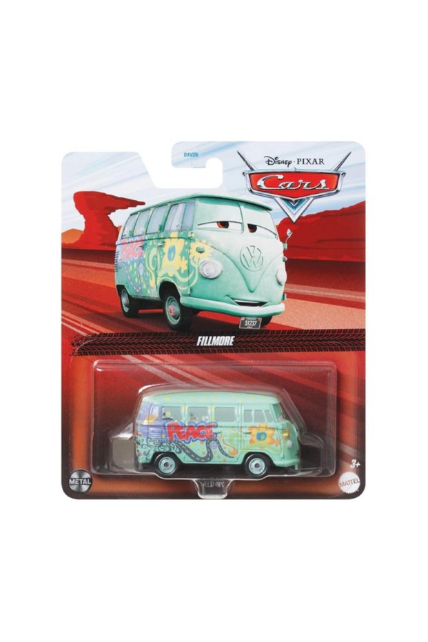 Disney Cars Cars Movie 1/55 Scale Single Character Vehicles Fll37 Fillmore