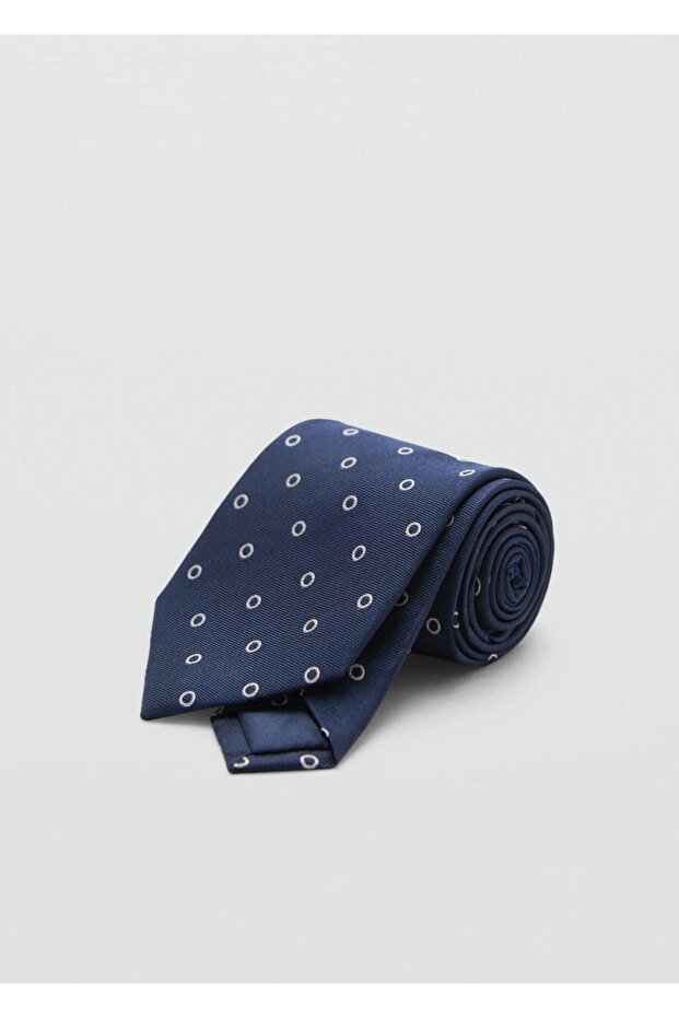 %100 dokulu dut ipeği kravat - 1