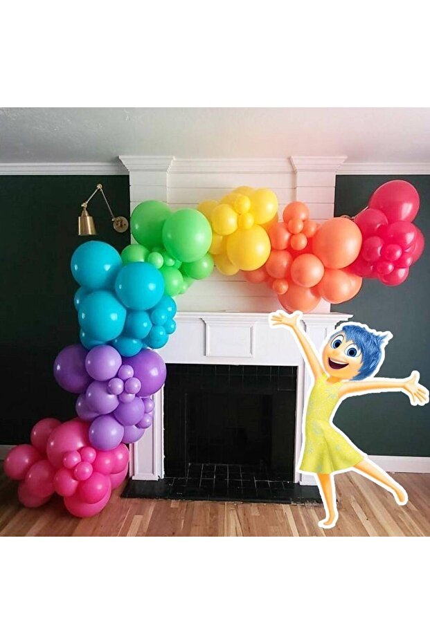 Reverse Face Themed Balloon Chain