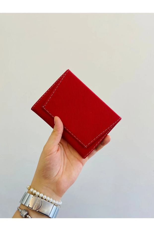 Leather Stitched Car License Case Container with Cover License Holder Auto License Protector