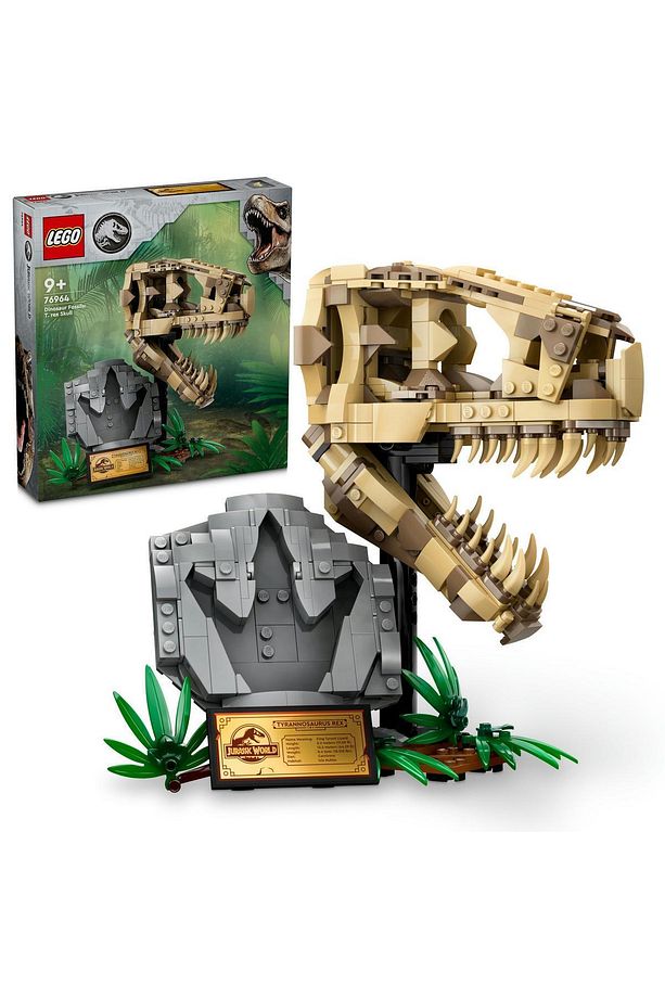 ® Jurassic World Dinozor Fosilleri: T. rex Kafatası 76964- 9+ Oyuncak Dinazor Yapım Seti (577 P) - 1