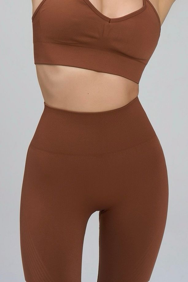 Minimal Seamless Ekstra Kalça Destekli Push-Up Aurora Spor Tayt - 7