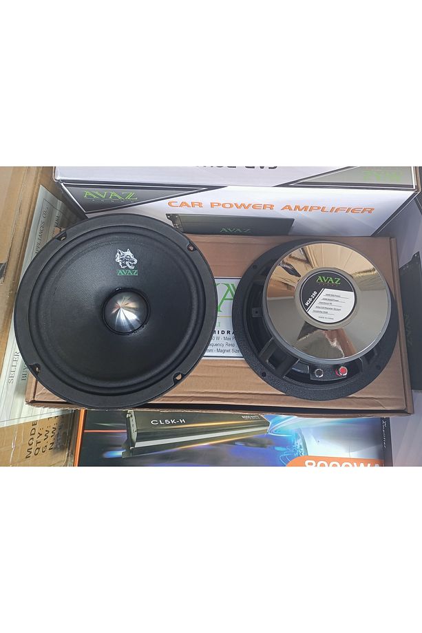 20 cm 250 Rms Kurşun Göbek Midrange AVAZ M20-250 - 2