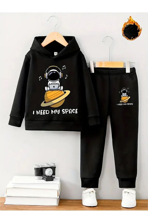 Kışlık Kız Erkek Çocuk Eşofman Takımı 5 6 7 8 9 10 11 12 yaş Unisex - 1