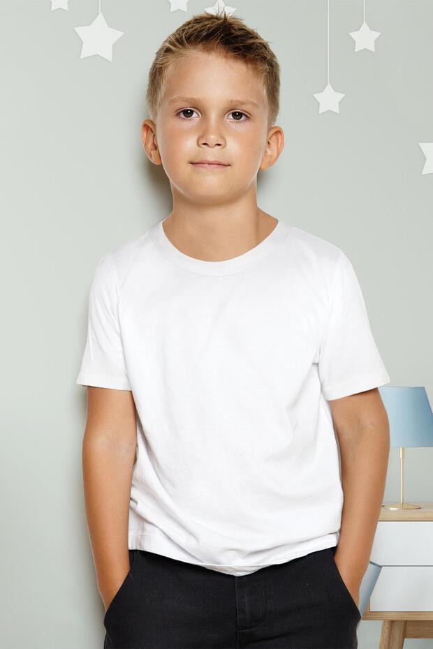 قميص داخلي قطني للأولاد - 1