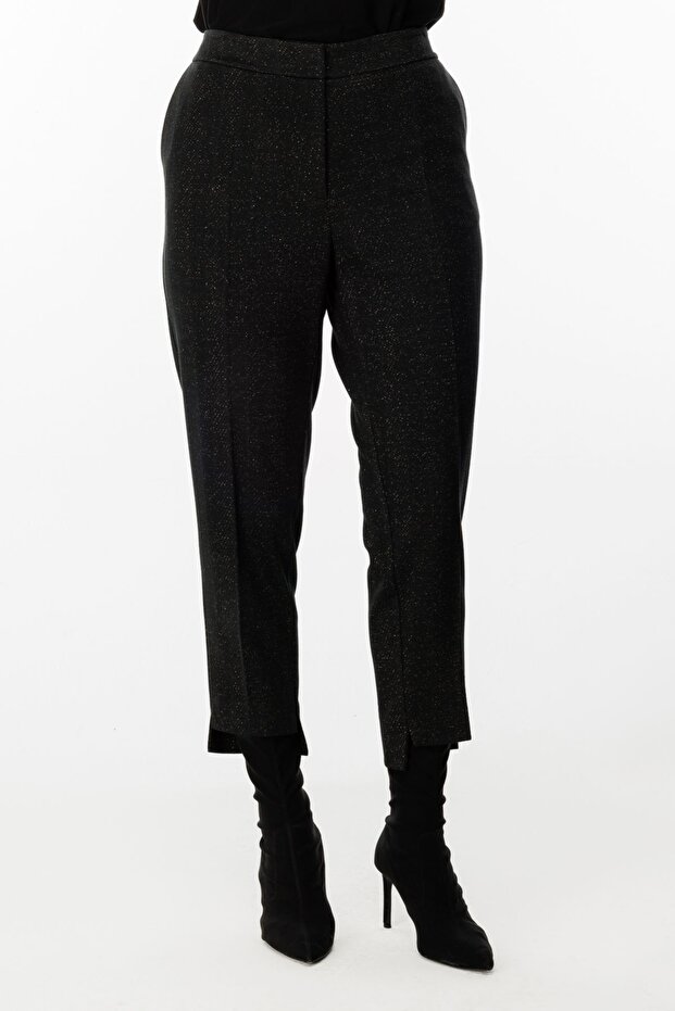 Glitter ελαστικό παντελόνι μέσης - 3