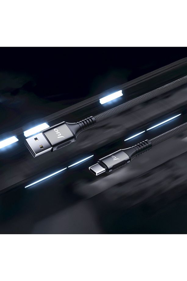 66w Usb-a To Type-c Örgülü Hızlı Şarj Ve Data Kablosu 1 Metre - 3