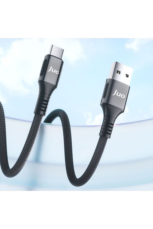 66w Usb-a To Type-c Örgülü Hızlı Şarj Ve Data Kablosu 1 Metre - 2