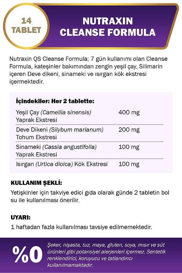 Cleanse Formula 7 Detox 14 Tablet - 2