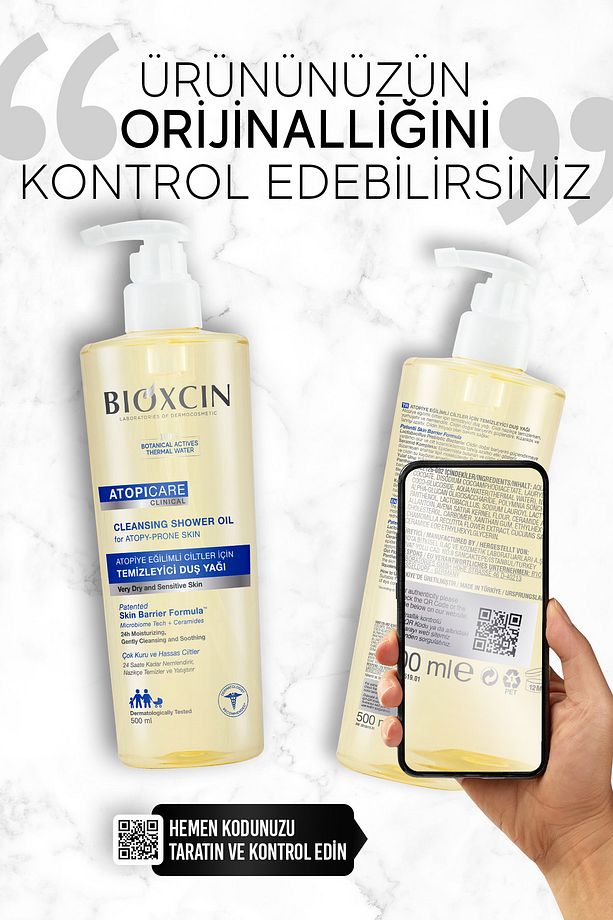 Atopicare Atopi Eğilimli Ciltler İçin Temizleyici Duş Yağı 500 Ml - Seramid Microbiome Tech - 7