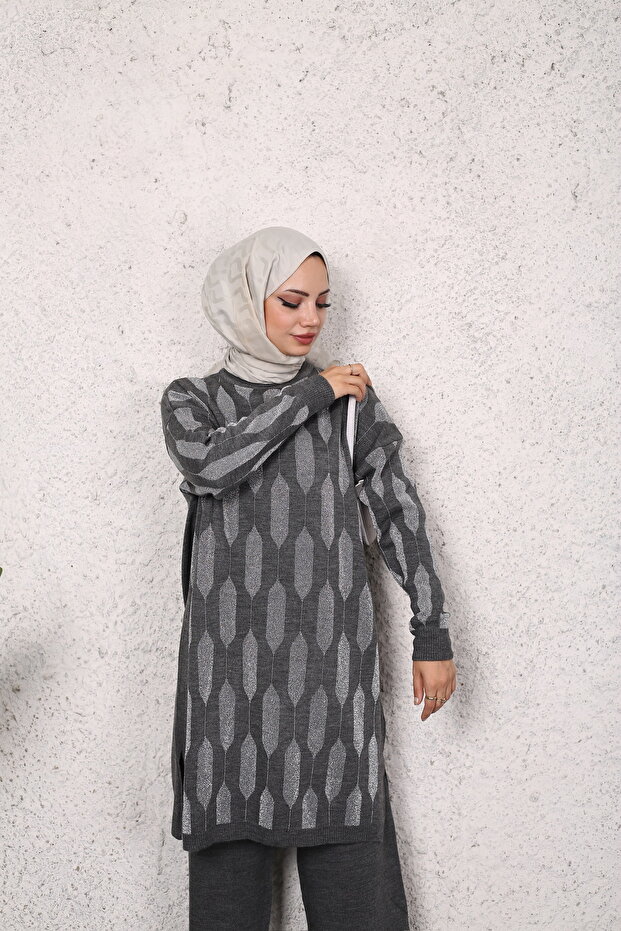 Glitter Knitwear Tunic - 1