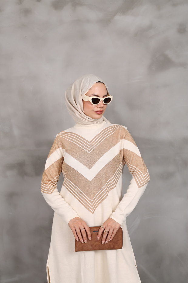 Simli Triko Tunik - 2