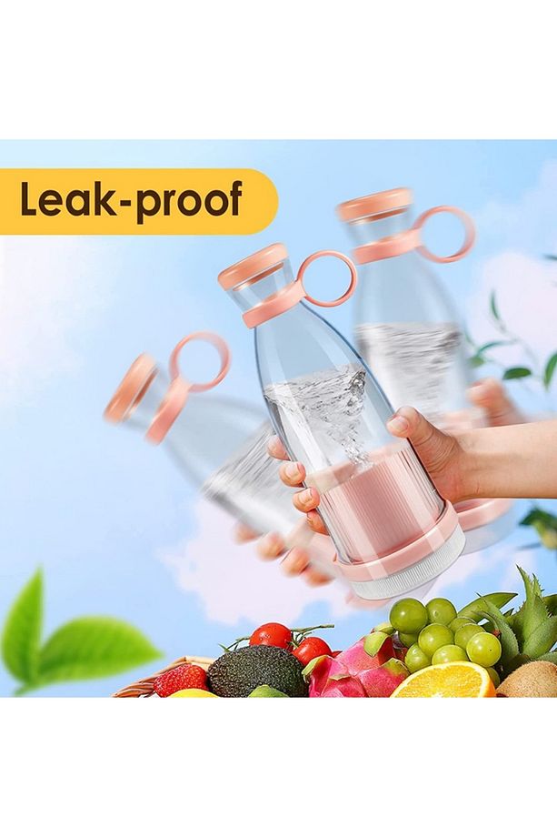Taşınabilir Blender Taşınabilir Mini Hızlı Blender 350ml Meyve Sıkacağı Kup - MLA8827-9841 - 5