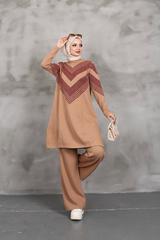 Simli Triko Tunik - 5