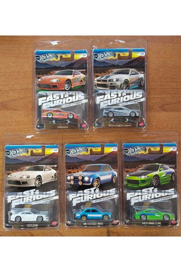 fast and furious 5'li set SİLVER SERİES özel - 1