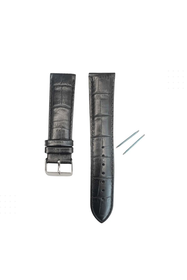 Rc3003S Records Leather Belt - Black- 26X22Mm