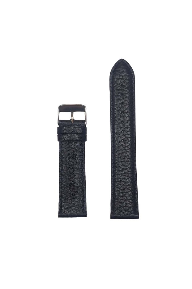 Rc3002S Records Leather Belt - Black - 20mm