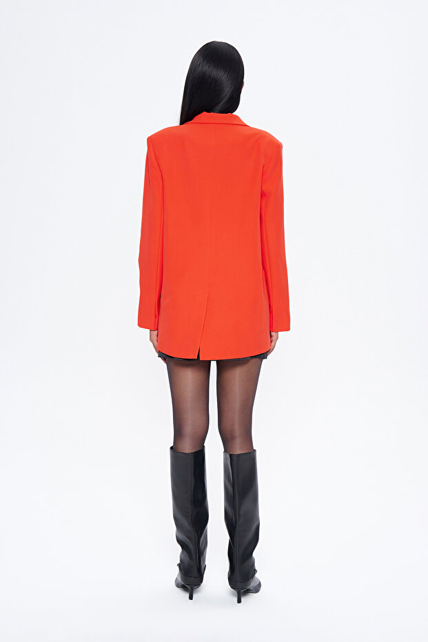 Blazer Ceket Turuncu - 5