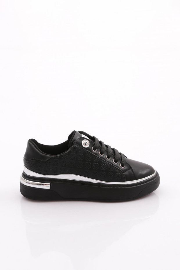 2559 Women's Lace-Up Stripe Detailed Sneaker Shoes