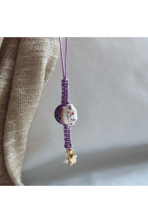 Maneki Neko Phone and Bag Accessory