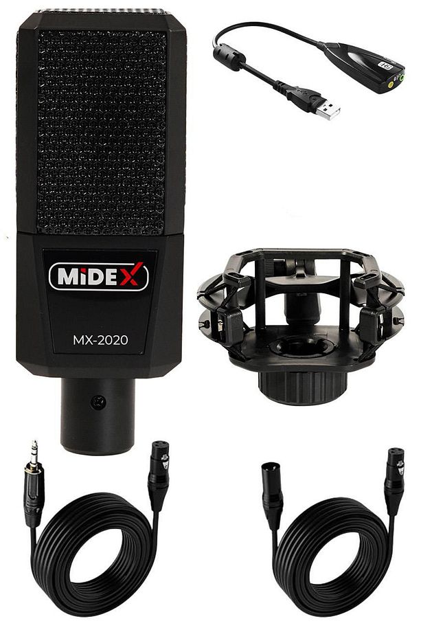 Mx-2020 Condenser 48v Stüdyo Ses Kayıt Mikrofonu - 3