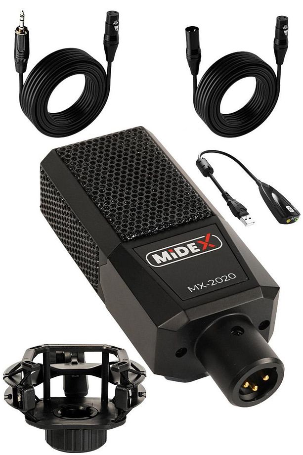 Mx-2020 Condenser 48v Stüdyo Ses Kayıt Mikrofonu - 4