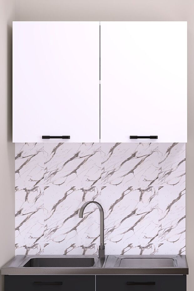 80 CM EYLÜL MUTFAK ÜST MODÜL BEYAZ - 1