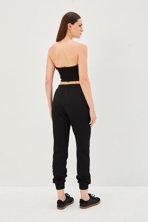 Taşlı Jogger Regular Örme Pantolon - 6
