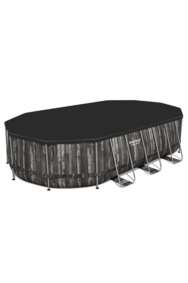 Power Steel Oval Pool Set